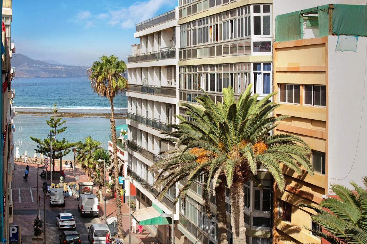 לאס פאלמס דה גראן קנאריה Seaview Studio Apartment Canteras מראה חיצוני תמונה